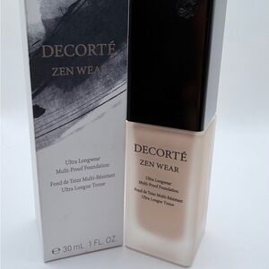 Cosme Decorte Zen Wear Ultra Longwear Foundation - N33 NIB